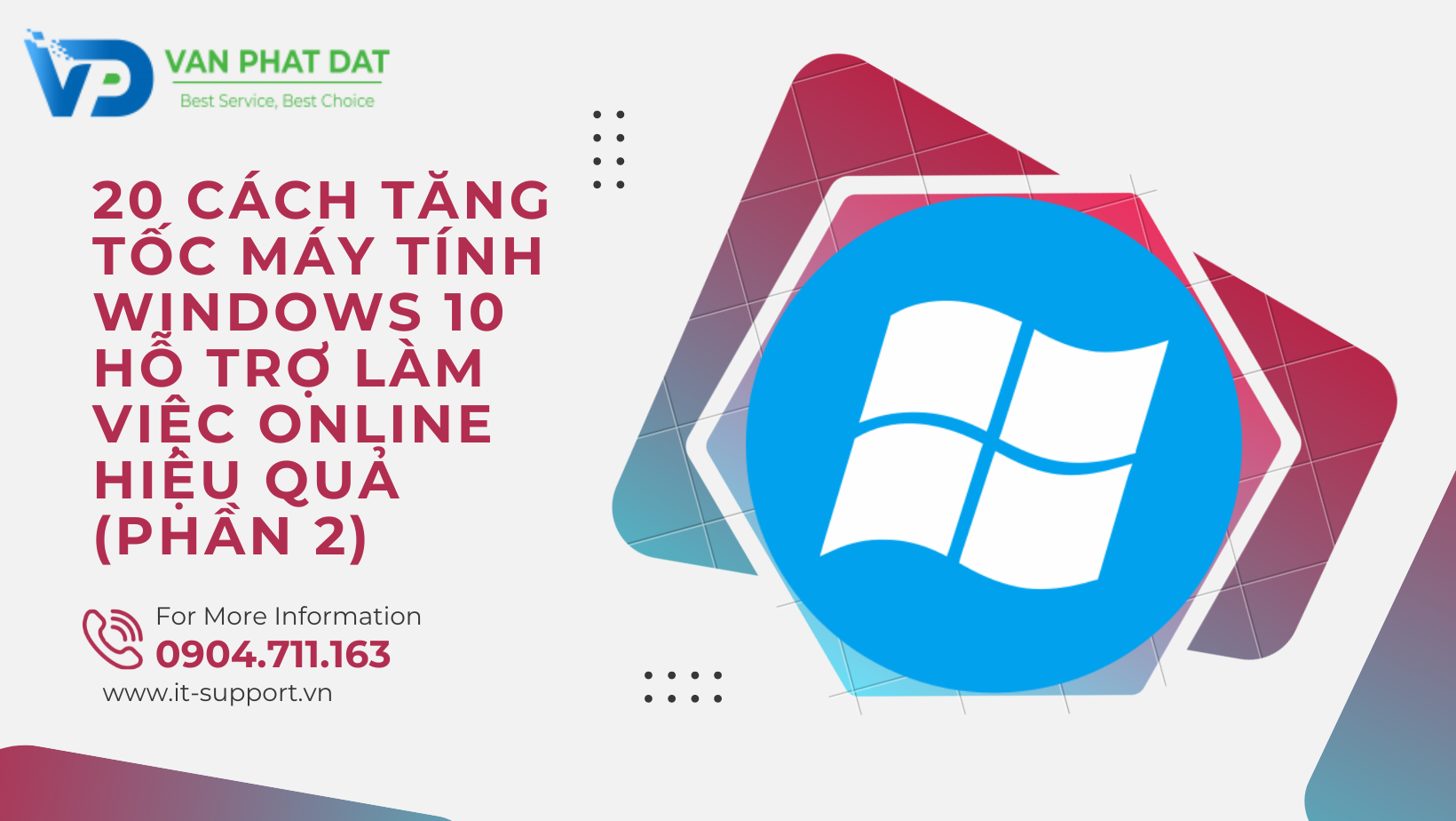 20 CÁCH TĂNG TỐC MÁY TÍNH WINDOWS 10 HỖ TRỢ LÀM VIỆC ONLINE HIỆU QUẢ (PHẦN 2)